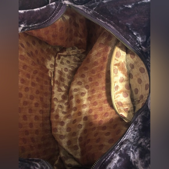 Anke Drechsel Handmade Velvet and Embroidered Tote - Picture 14 of 16